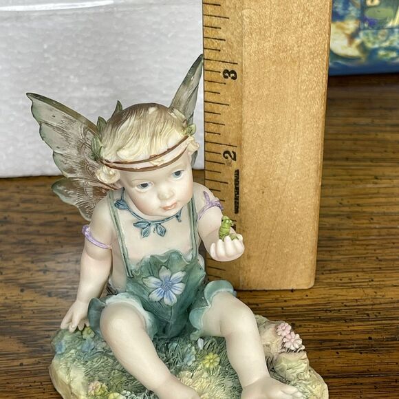 Faerie Glen Terraven Fairy Figurine FG8077 Retired 2007 w  Faerie‎ Glen Terraven Fairy Figurine FG8077 Retired 2007 w/box Boy Vintage
